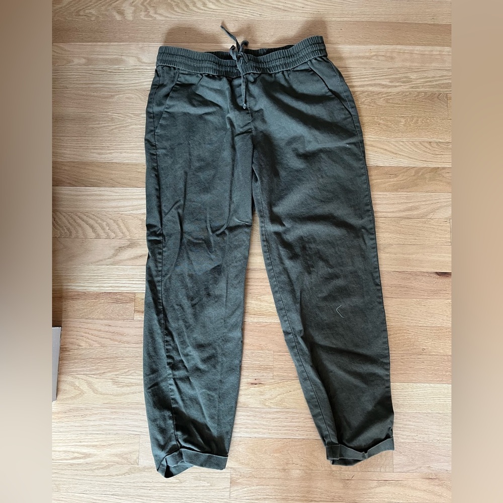 J. Crew Linen Cropped Pants